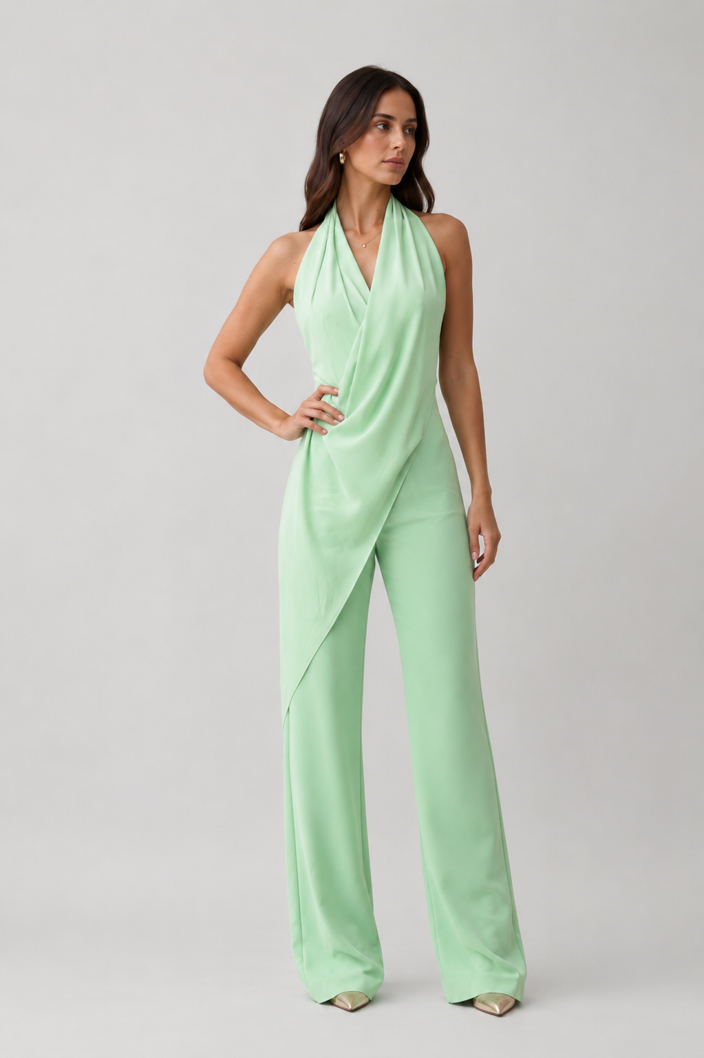 Aura Mint Jumpsuit