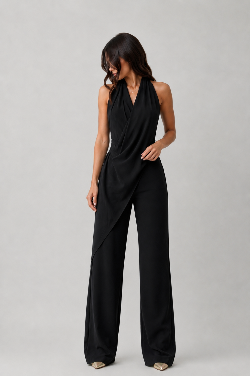 Aura Black Jumpsuit