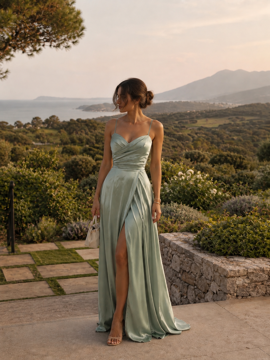 Valentina Satin Dress